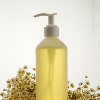 Bottle of chamomile face cleanser.